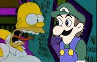 Bart Simpson meets Weegee